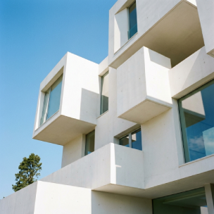 Modern building facade